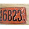 Image 3 : 1918 Sask License plate - repainted