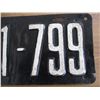 Image 3 : 1922 Sask License plate - repainted