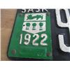 Image 4 : 1922 Sask License plate - repainted