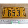 Image 1 : 1923 (Livery) Sask License plate - repainted