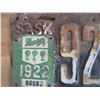 Image 4 : 1922 (Tag) Sask License Plate (metal)