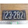 Image 1 : 1924 Sask License Plate