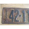 Image 2 : 1925 Sask License Plate