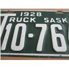 Image 4 : 1928 (Truck) Sask License Plate