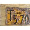 Image 2 : 1929 (Truck) Sask License Plate