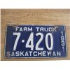 Image 1 : 1931 (farm truck) Sask License Plate