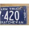 Image 3 : 1931 (farm truck) Sask License Plate