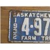 Image 2 : 1932 (farm truck) Sask License Plate