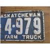 Image 3 : 1932 (farm truck) Sask License Plate