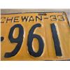Image 4 : 1933 (Truck) Sask License Plate - repainted