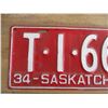 Image 2 : 1934 (Truck) Sask License Plate - repainted