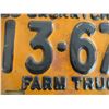 Image 4 : 1939 (farm truck) Sask License Plate