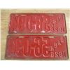 Image 4 : 1926 Sask license plates - matching pair