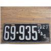 Image 2 : 1927 Sask license plates - matching pair