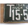 Image 4 : 1928 (truck) Sask License Plates - matching pair