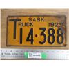 Image 1 : 1929 (truck) Sask License Plate