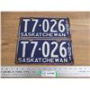 Image 1 : 1931 (truck) Sask License Plates - matching pair