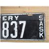 Image 3 : 1927 (Livery) Sask License Plate - Low #