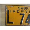 Image 3 : 1929 (Livery) Sask License Plate - Low #