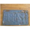 Image 4 : 1932 (farm truck) Sask License Plate