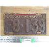 Image 1 : 1941 (farm) Sask License Plate