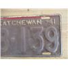 Image 3 : 1941 (farm) Sask License Plate