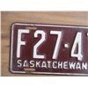 Image 2 : 1949 (farm) Sask License Plate