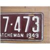 Image 3 : 1949 (farm) Sask License Plate
