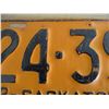 Image 4 : 1942 Sask License Plate