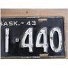 Image 3 : 1943 (farm) Sask License Plate