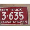 Image 3 : 1938 (farm truck) Sask License Plate