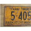 Image 2 : 1936 (farm truck) Sask License Plate