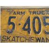 Image 4 : 1936 (farm truck) Sask License Plate