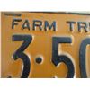 Image 4 : 1936 (farm truck) Sask License Plate - repainted/touch up