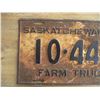 Image 2 : 1937 (farm truck) Sask License Plate