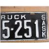 Image 3 : 1927 (truck) Sask License Plate
