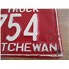 Image 4 : 1934 (farm truck) Sask License Plate - repaint/touch up