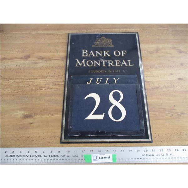 Bank of Montreal Calendar - complete