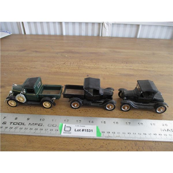 (3) 1925, 31, 25 vintage vehicles