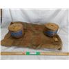 Image 1 : (2) Rolls of Robin Hood twine and Robin Hood gunny sack (new old stock)