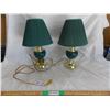 Image 1 : pair of small bedroom lamps