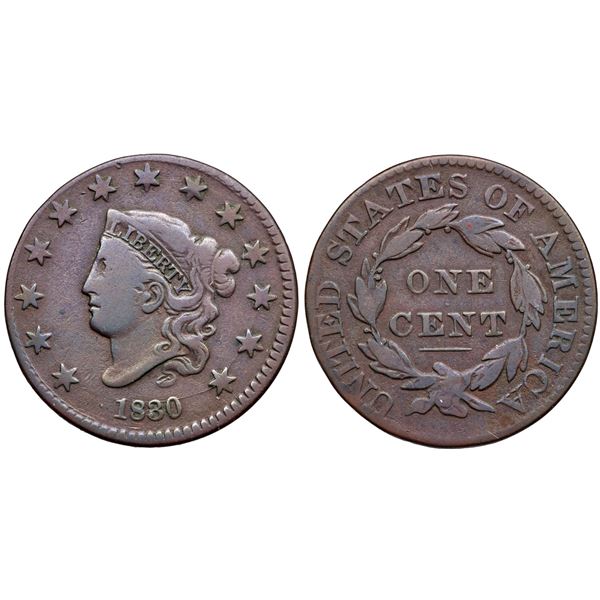 Trio of 1830 Cents