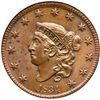 Image 2 : 1834 N-1 R1 Small 8 & Letters, Large Stars ANACS graded MS63 Brown
