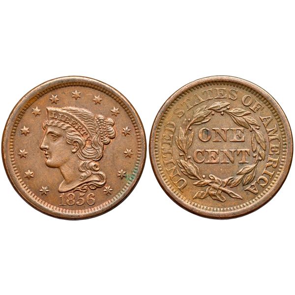 1856 N-2 R1 Italic 5 AU55