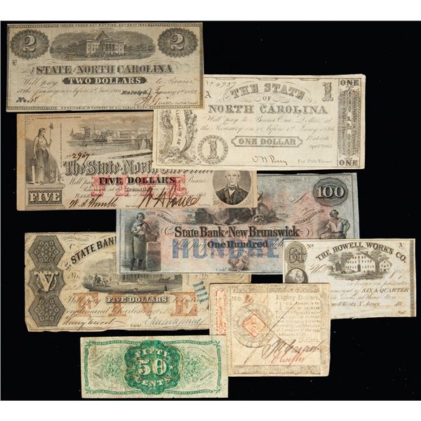 Lot of 8 Early Notes