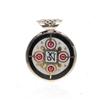 Vintage Tibet Inlaid Shell Pendant  (ANT-531)