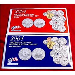 2004 US Coin Original Mint Set GEM Potential (COI-2304)