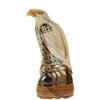 Image 2 : Rare White Buffalo Horn Scrimshaw Hawk   (CLB-129)