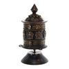 Image 3 : Tibet Bronze Prayer Wheel on Stand (ANT-460)