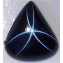 0.85ct. Different Genuine Deep Blue Star Sapphire RETAIL $600 (GEM-2463)